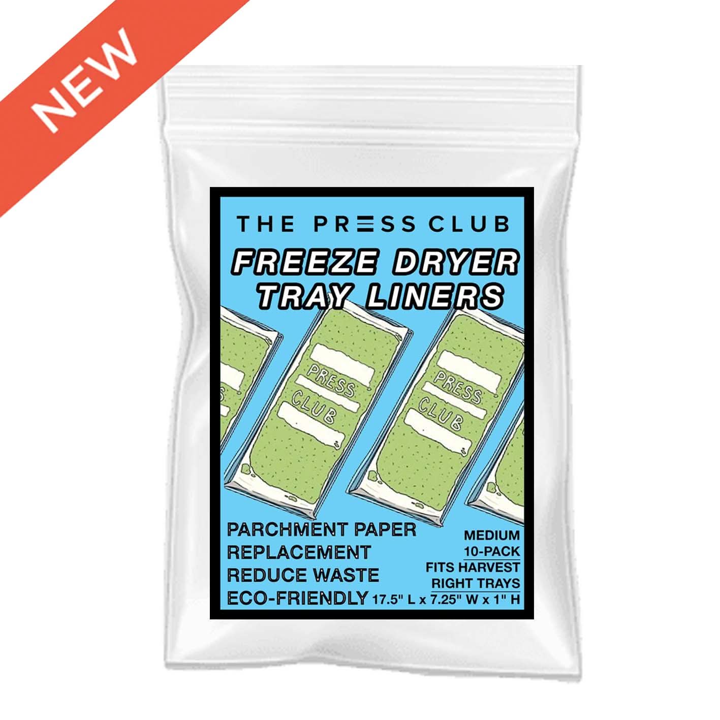 FREEZE DRYER TRAY LINERS (SMALL/ MEDIUM / LARGE)