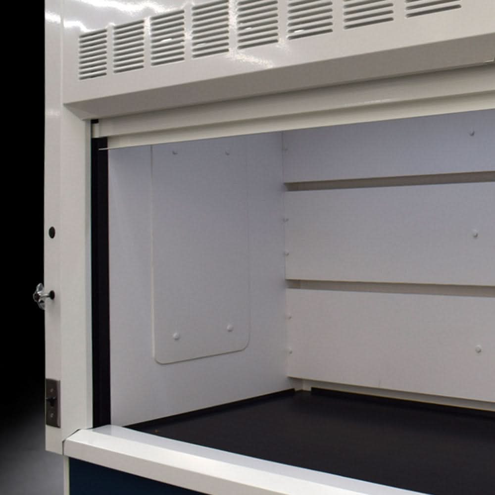 10′ Fisher American Fume Hood w/ ACID & General Storage