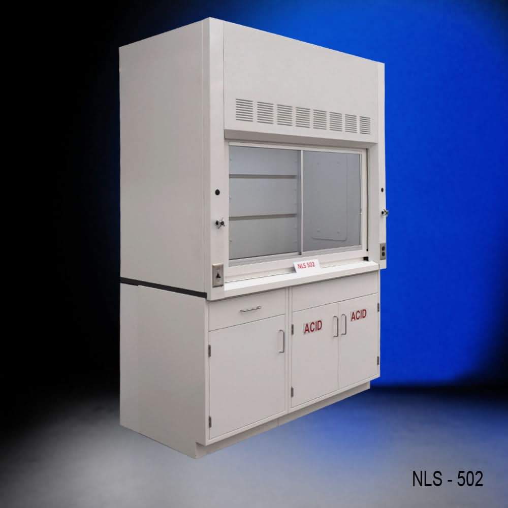 5′ Fisher American Fume Hood w/ ACID & General Storage