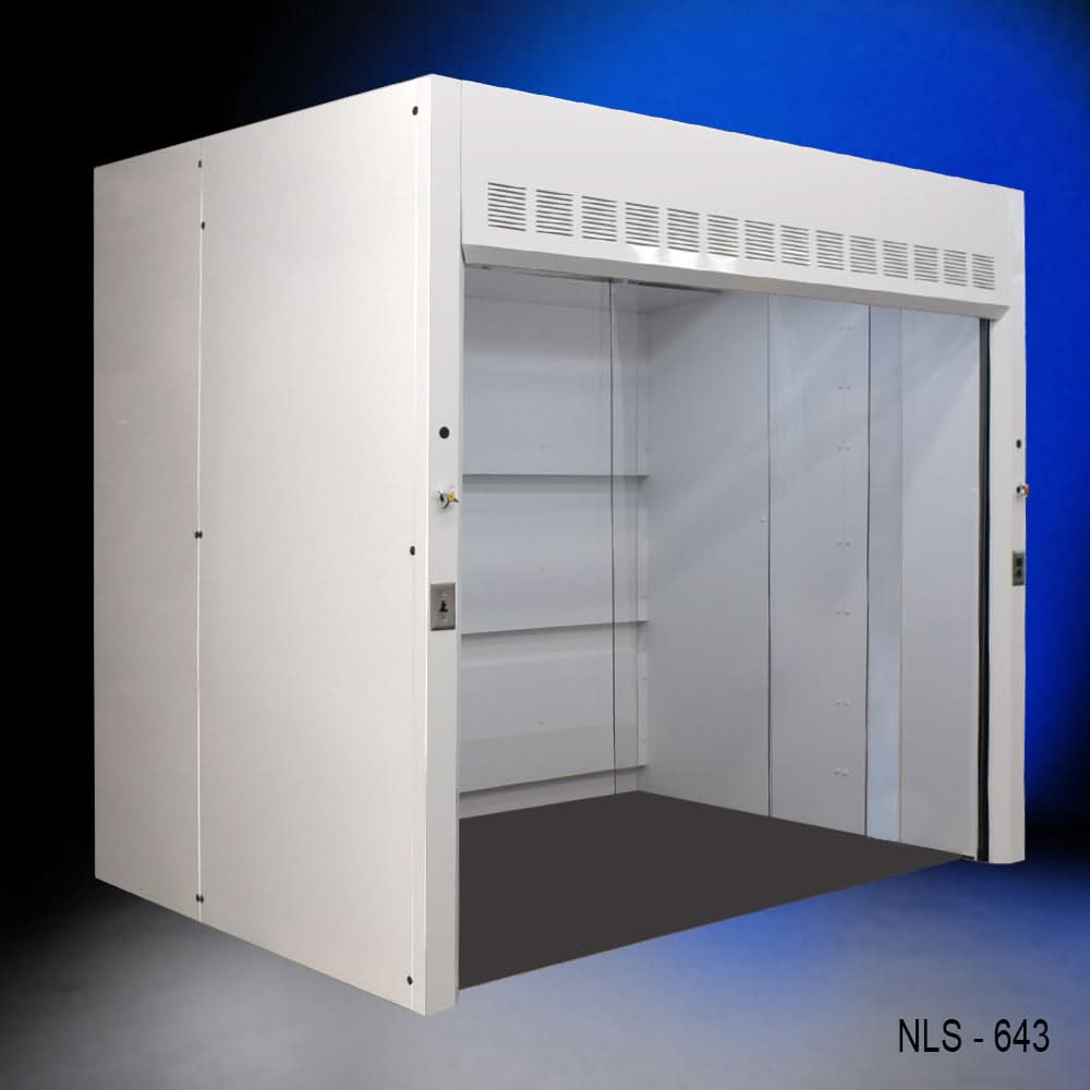 6′ x 6′ Fisher American Walk-In Fume Hood (Deep Work Area)