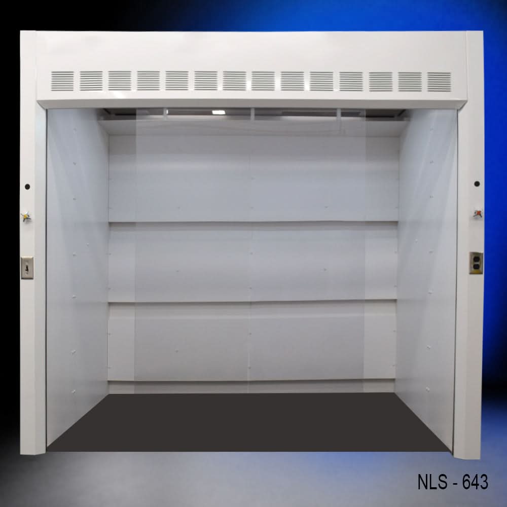 6′ x 6′ Fisher American Walk-In Fume Hood (Deep Work Area)