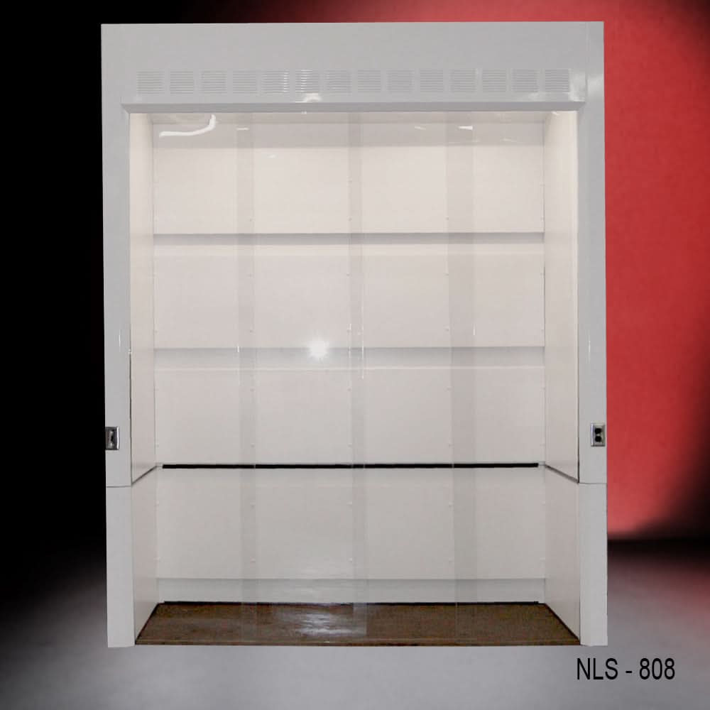 8′ Fisher American Walk-In Fume Hood (10′ Tall + Deep Work Area)