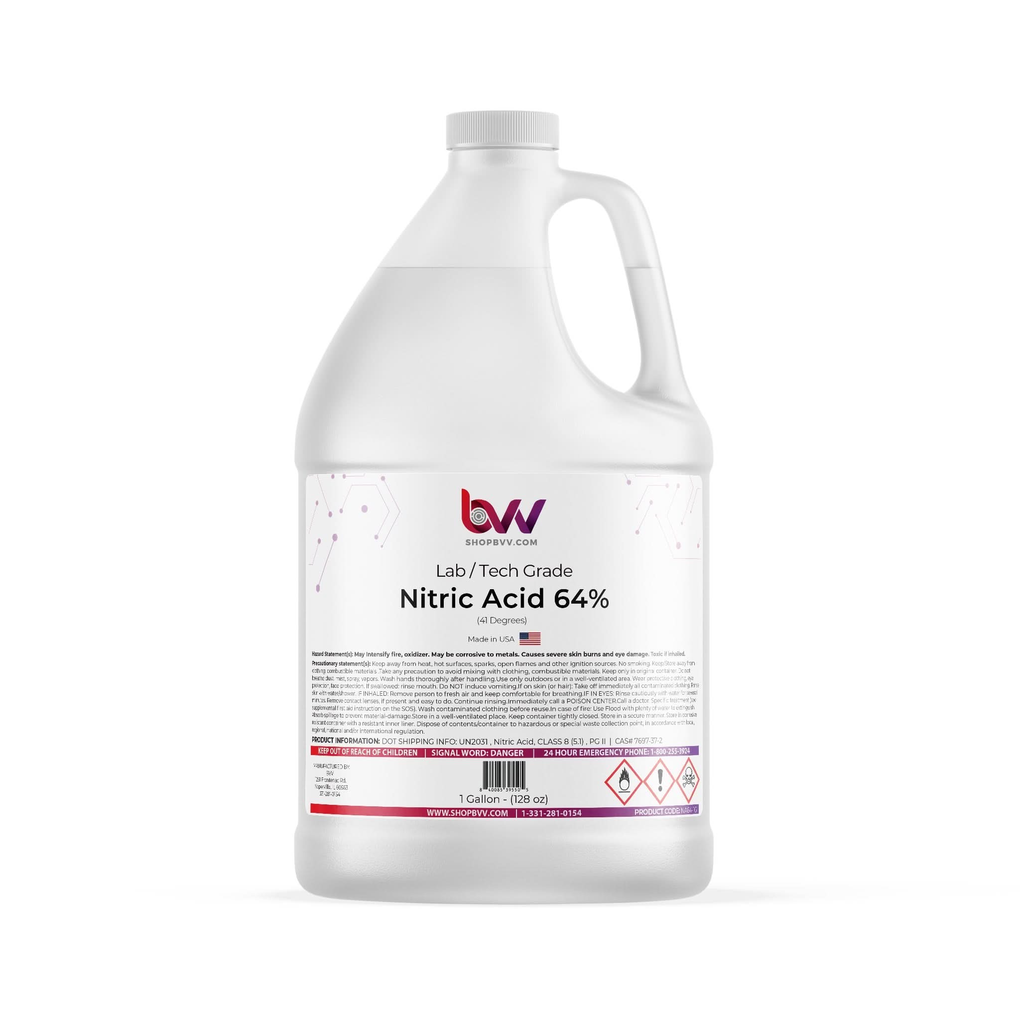 Nitric Acid 64.6% Lab Grade