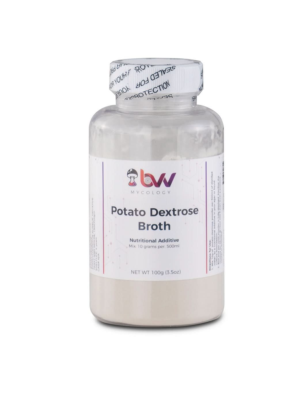 BVV Potato Dextrose Broth for Mushrooms Mycology