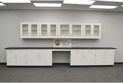 18′ Fisher American Cabinets w/ 13′ Wall Units