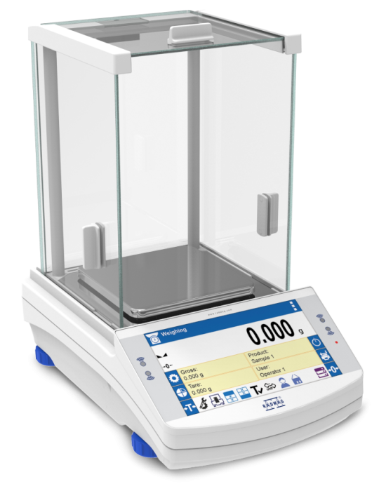 Radwag 1000g Capacity 0.001g Readability 5x5" Precision Balance PS X7