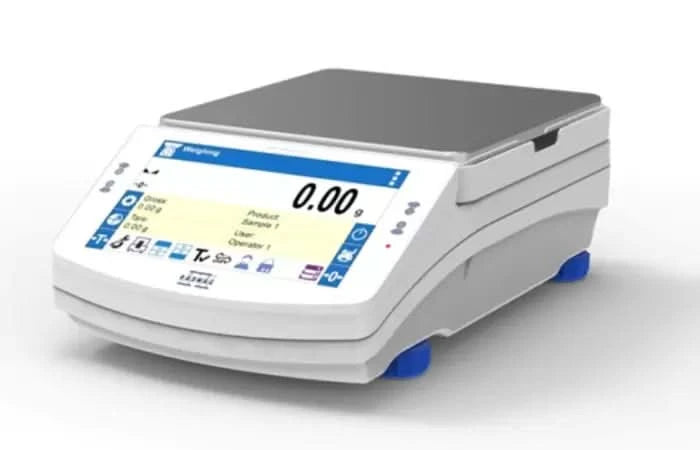 Radwag X7.M Series Touchscreen 2100g Capacity 0.01g Readability 8x8" Precision Balance
