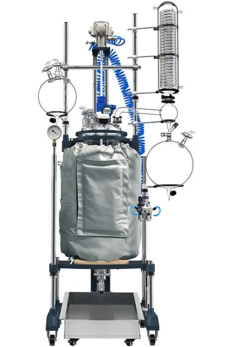Glass Reactor Ai 150L Single Jacketed With Air Motor
