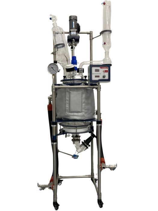 Glass Reactor Ai 20L Single or Dual Jacketed Filter