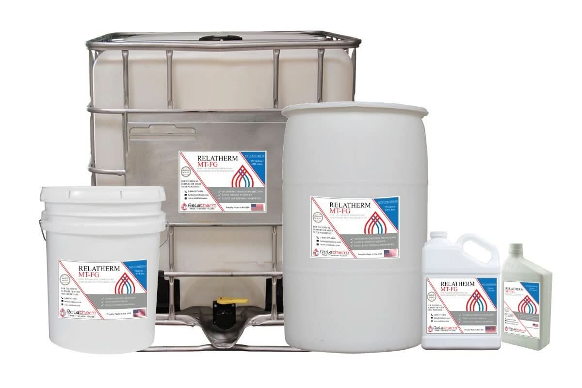 RELATHERM MT-FG Low-to-Medium Temperature Food Grade Heat Transfer Fluid