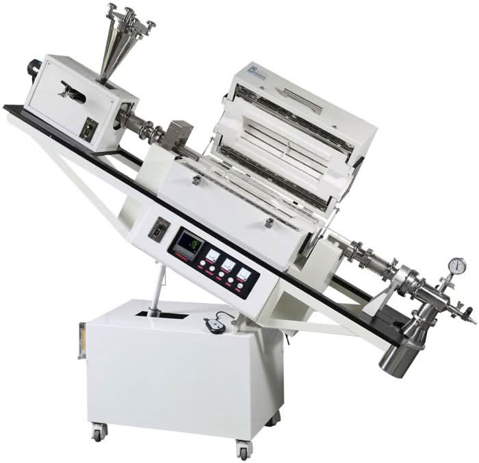 1200C Rotary & Tilting 1-3 Zone Tube Furnace with Custom Feeding System (Call for Quote)