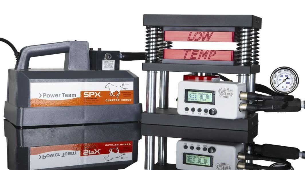 Lowtemp Industries V2 Rosin Press 4x7 Bundle with Hydraulics