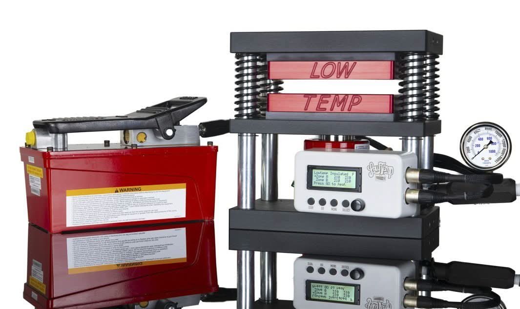 Lowtemp Industries V2 Rosin Press 4x7 Bundle with Hydraulics