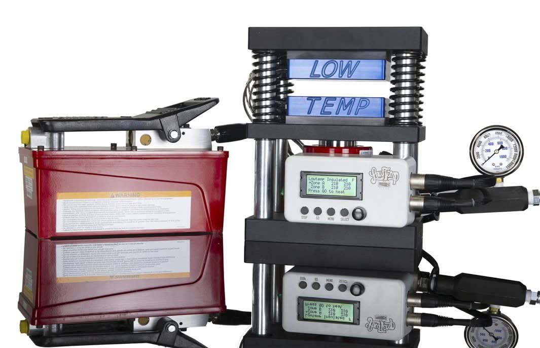 Lowtemp Industries 3x5 V2 Rosin Press Bundle with Hydraulics