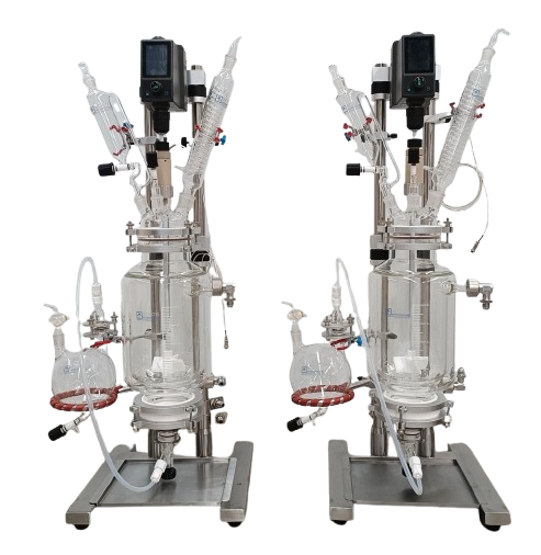 Glass Reactor Ai 5L Single Jacketed - 115V/230V Compatible