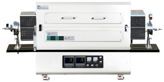 1500C 1-3 Zone Top-Open Tube Furnace with Alumina Tube and Sealing Flanges