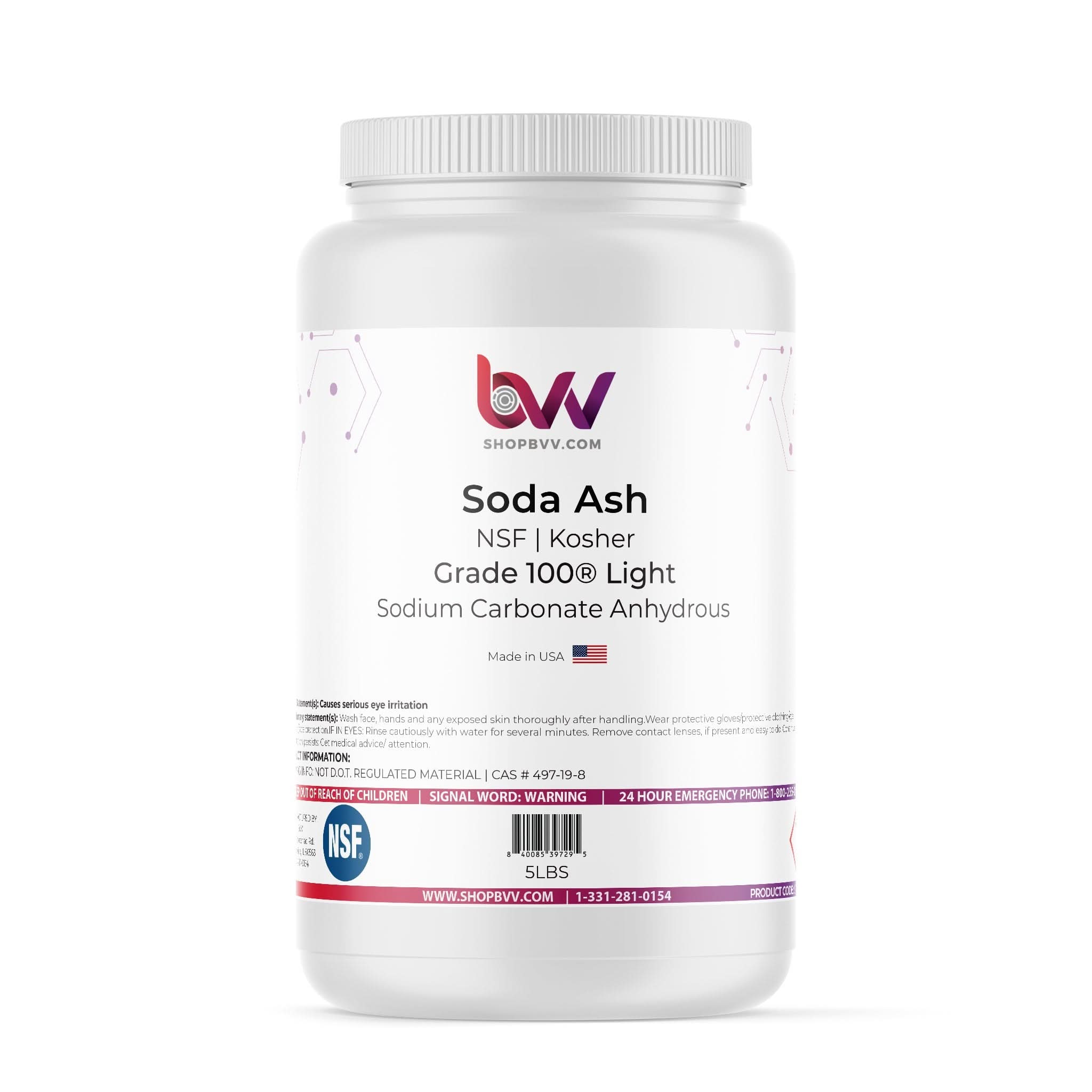 Soda Ash Grade 100® Light (Sodium Carbonate)