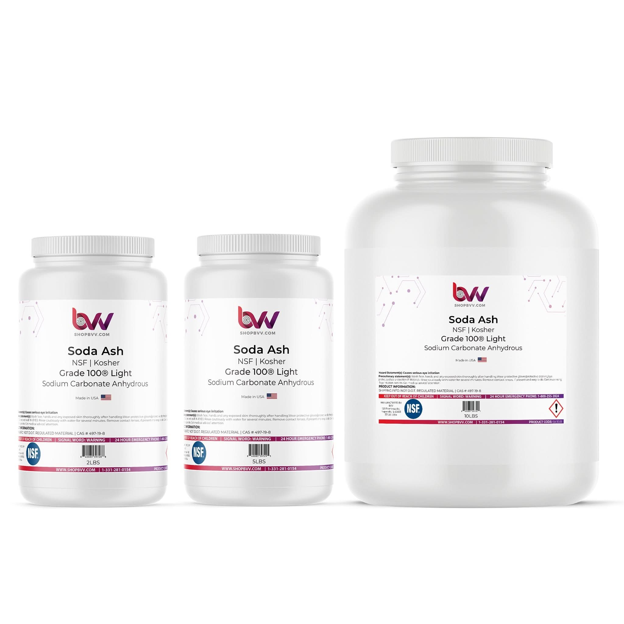 Soda Ash Grade 100® Light (Sodium Carbonate)