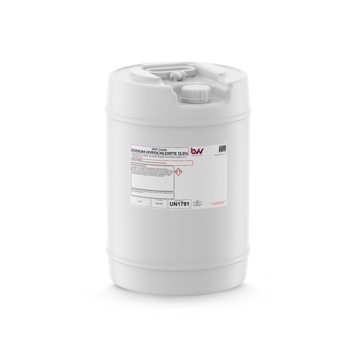 Sodium Hypochlorite 12.5% - NSF Grade