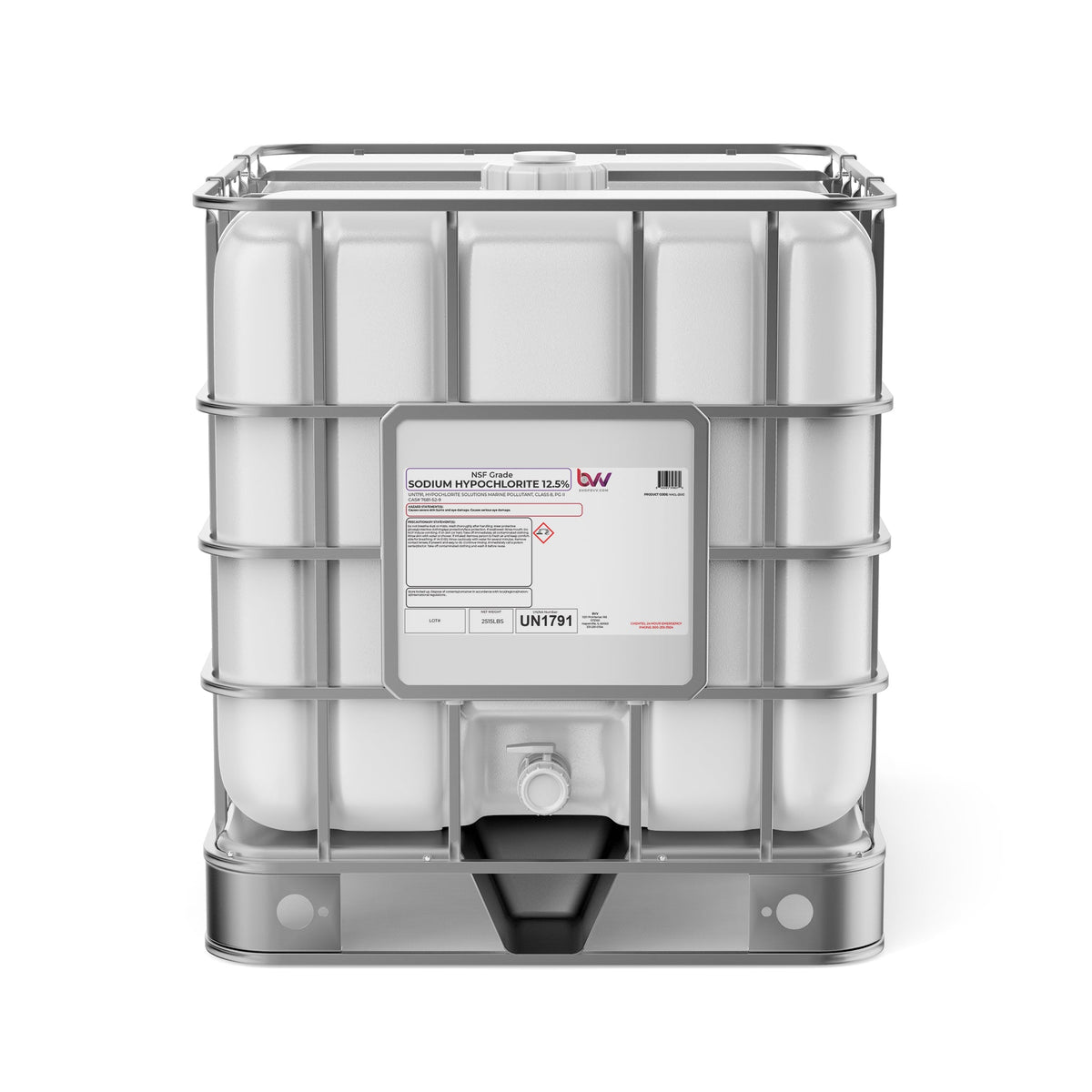 Sodium Hypochlorite 12.5% - NSF Grade