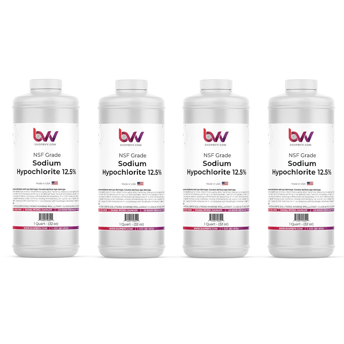 Sodium Hypochlorite 12.5% - NSF Grade