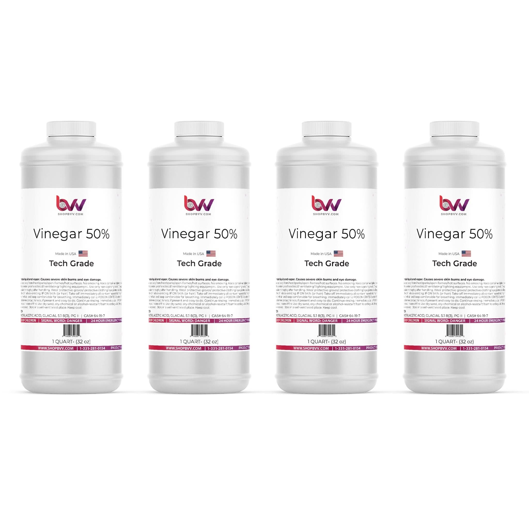 BVV Vinegar 50% Technical Grade Industrial Stregnth