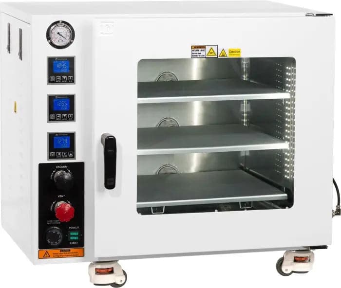 AT Series Vacuum Ovens 250C UL Certified 3.2 CF Vacuum Oven with 3 Heating Shelves