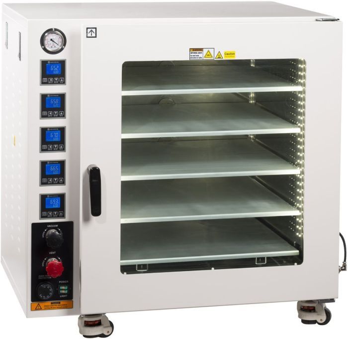 316L SST 250C UL Certified 7.5 CF Vacuum Oven with 5 Heating Shelves