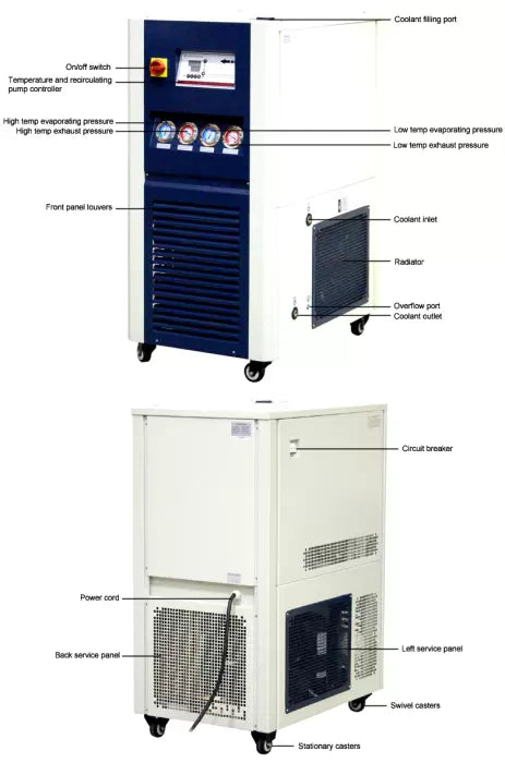 Ai -75°C 10L Recirculating Chiller with 30L/Min Centrifugal Pump