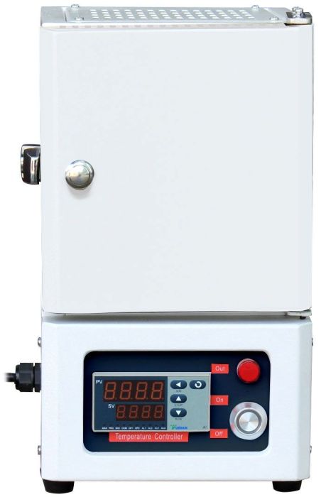 1050°C 4x4x4" Compact Muffle Furnace w/ 30-Seg PID Controller