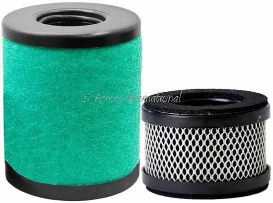 Across International Edwards RV8 6.9 CFM Dual-Stage Vacuum Pump with Bellow & Fitting