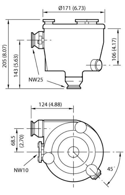 Edwards ITX20K Inlet Trap/Filter