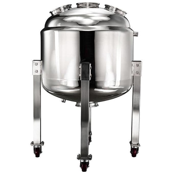 Fully Jacketed Parts BVV 150L 304SS Jacketed Collection and Storage Vessel with Locking Casters