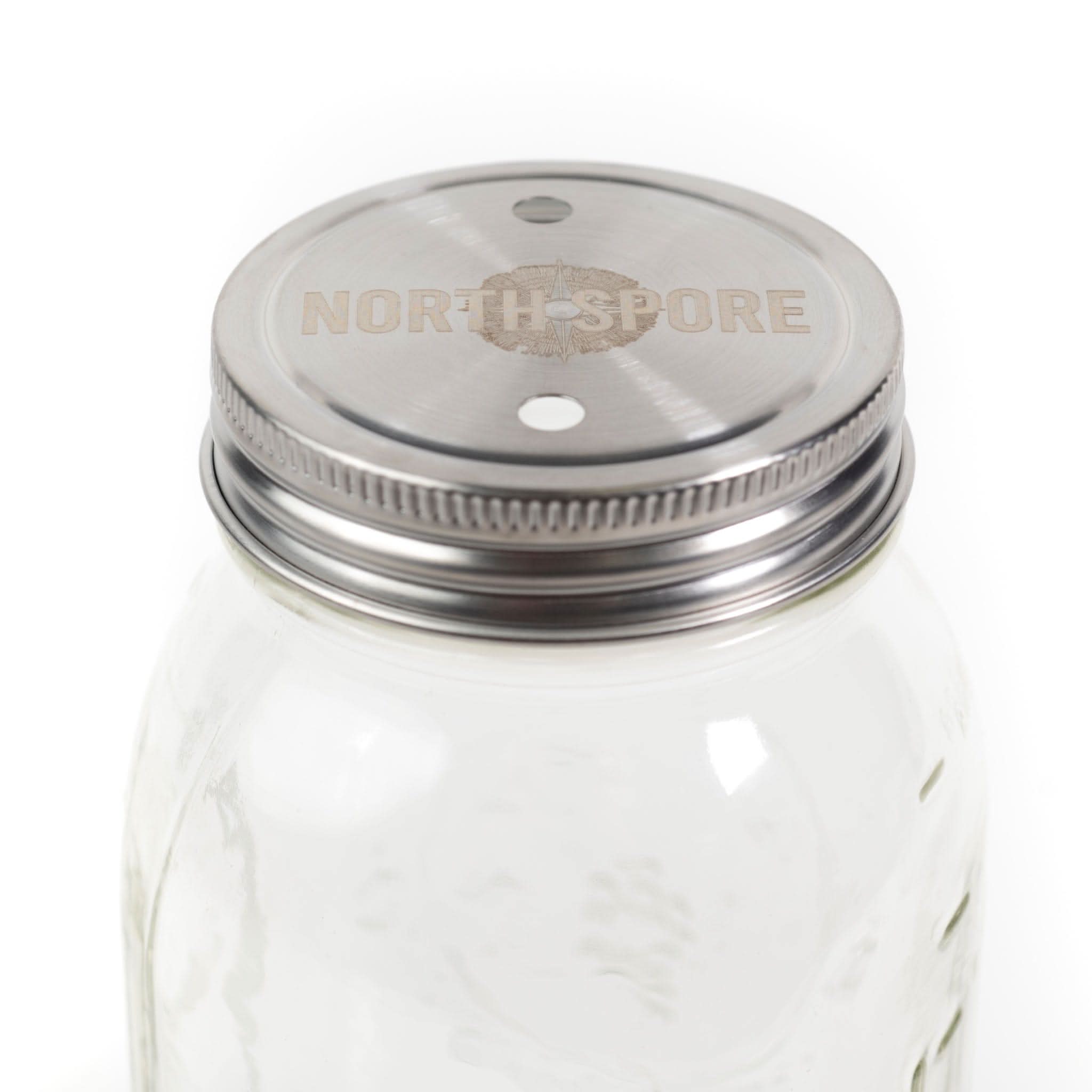 6 pc. 'Regular Mouth' Culture Jar Lid with Port & Filter