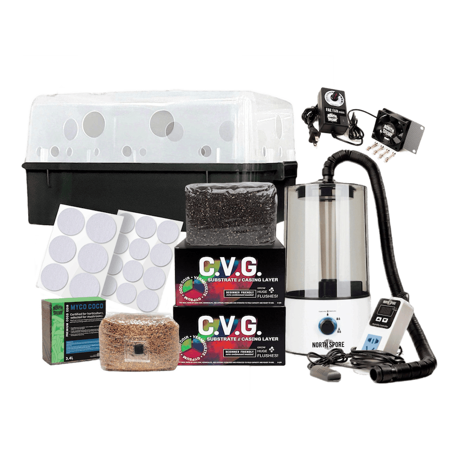 Automated 'Boomr Bin' + CVG Monotub Mushroom Grow Kit