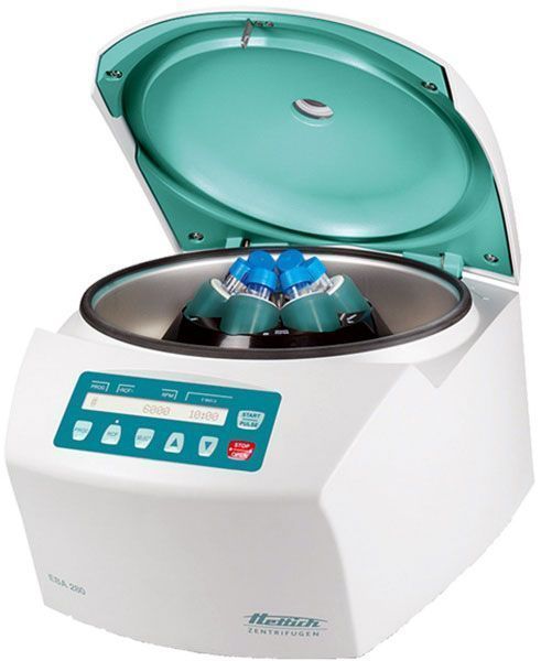 Hettich EBA 280 Desktop Horizontal 6000 RPM 6 x 50 mL Centrifuge