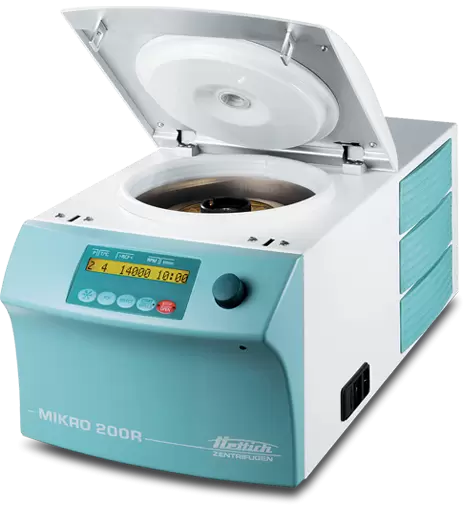 Hettich MIKRO 200R Angle, (20) Cryo tubes