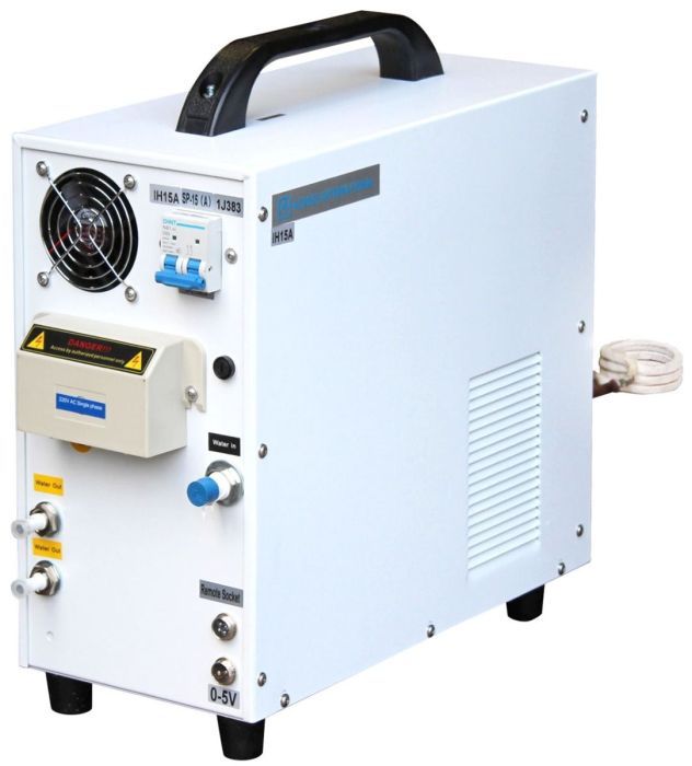 Compact Induction Heater 15KW Mid-Frequency w/ Timers 30-80KHz