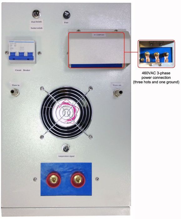 25KW Low-Frequency Induction Melting Furnace 1-20KHz