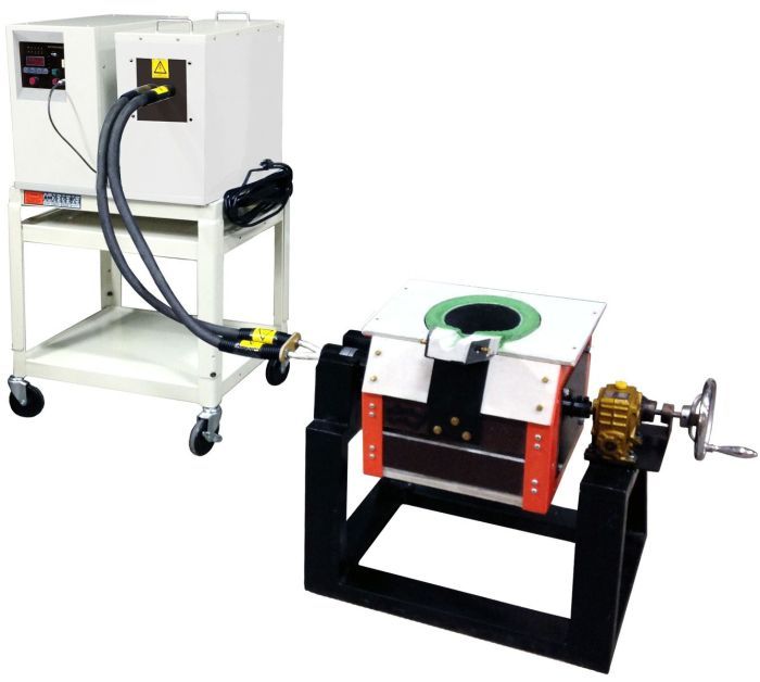 25KW Low-Frequency Induction Melting Furnace 1-20KHz