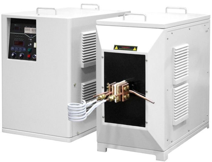 25KW Low-Frequency Dual-Station Induction Heater 1-20KHz