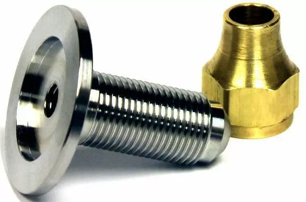 Across International Edwards RV8 6.9 CFM Dual-Stage Vacuum Pump with Bellow & Fitting