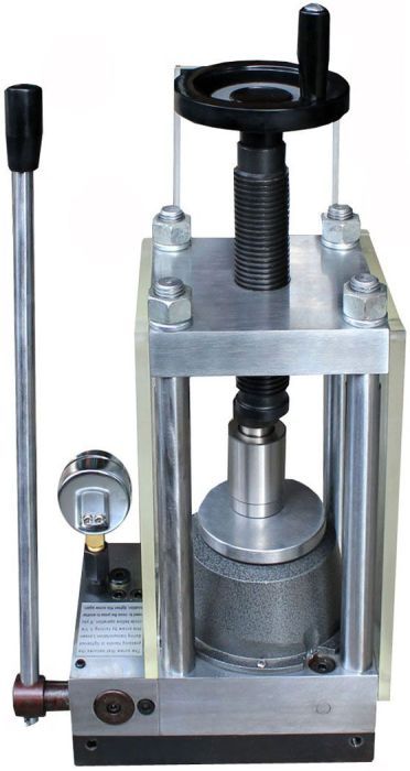24-Ton Pellet Press with Hydraulic Pump & Safety Shield