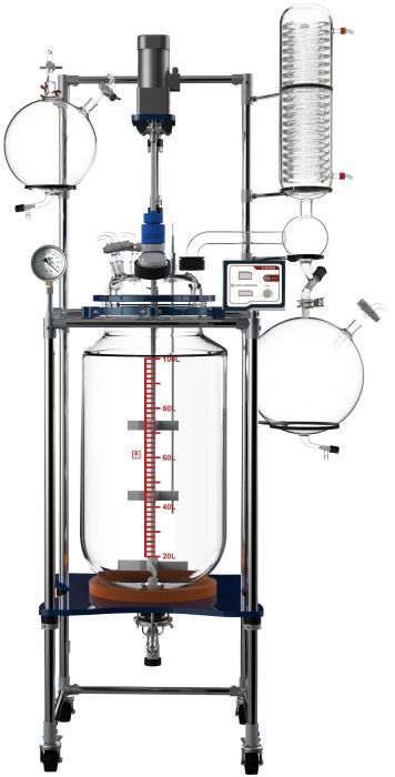 Glass Reactor Ai 100L Non-Jacketed with 200°C Heating Jacket