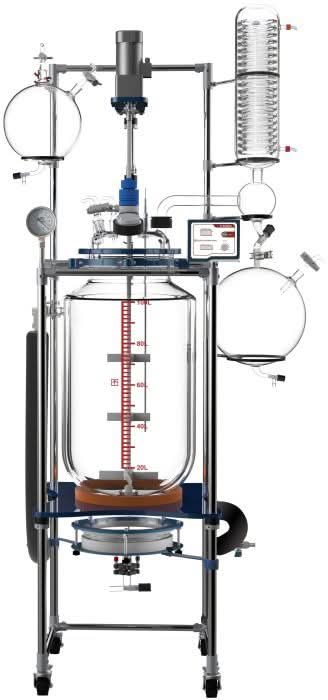 Glass Reactor Ai 150L Single Jacketed Filter