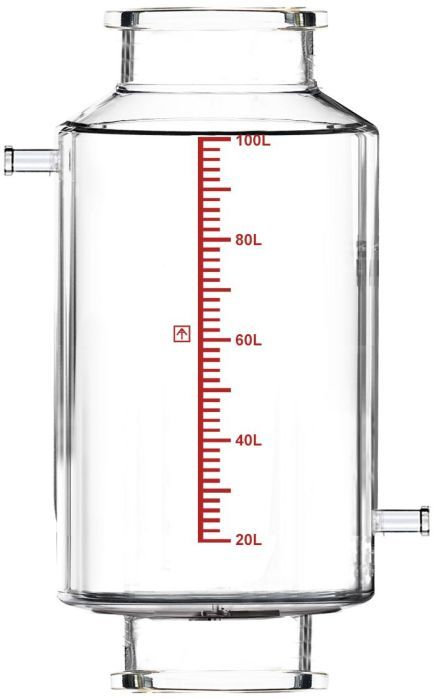 Single-Jacketed 100L Reactor Vessel for Ai R100f Filter Reactors