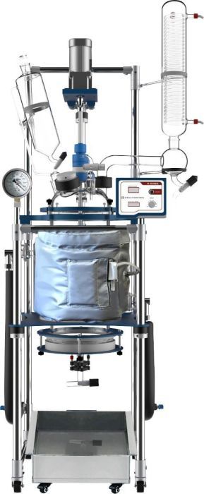 Glass Reactor Ai 20L Single or Dual Jacketed Filter