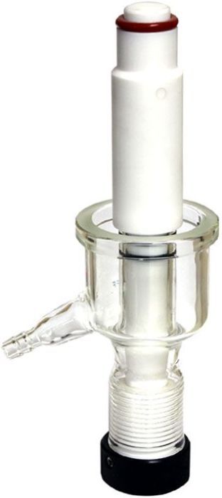 3/8" Drain Port with PTFE On/Off Valve for Ai Glass Reactors