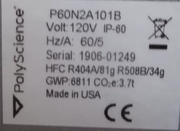 Refurbs Across International PolyScience IP-60 -60°C Cooler with 1.5" Rigid Coil Probe -120V Refurb 2019