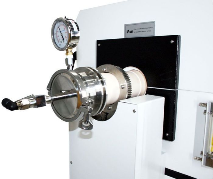 1500C 80mm OD 1-3 Zone Rotary & Tilting Top-Open Tube Furnace